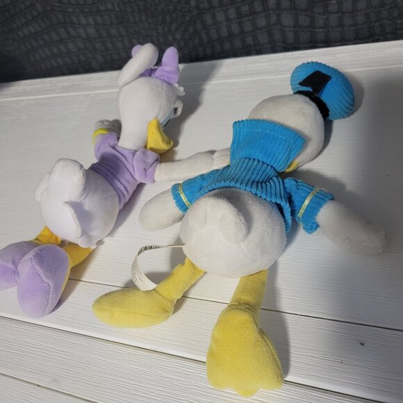 DISNEY DONALD AND DAISEY DUCK PLUSH STUFFED TOYS - GUC - Picture 4 of 4